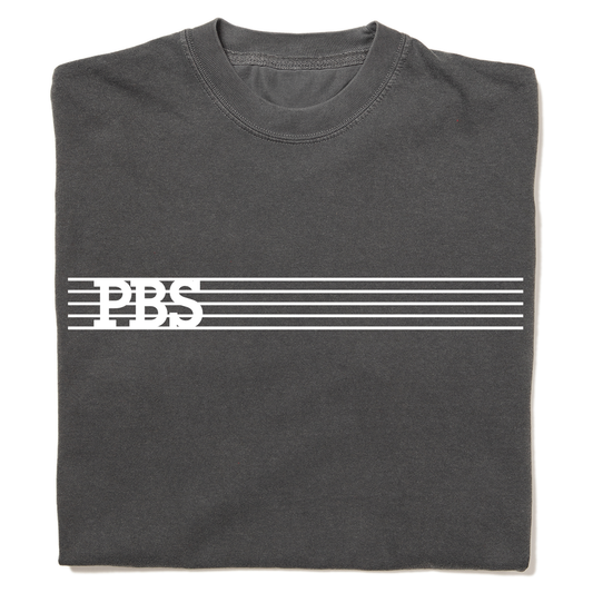 PBS Stripes Logo Garment-Dyed Shirt