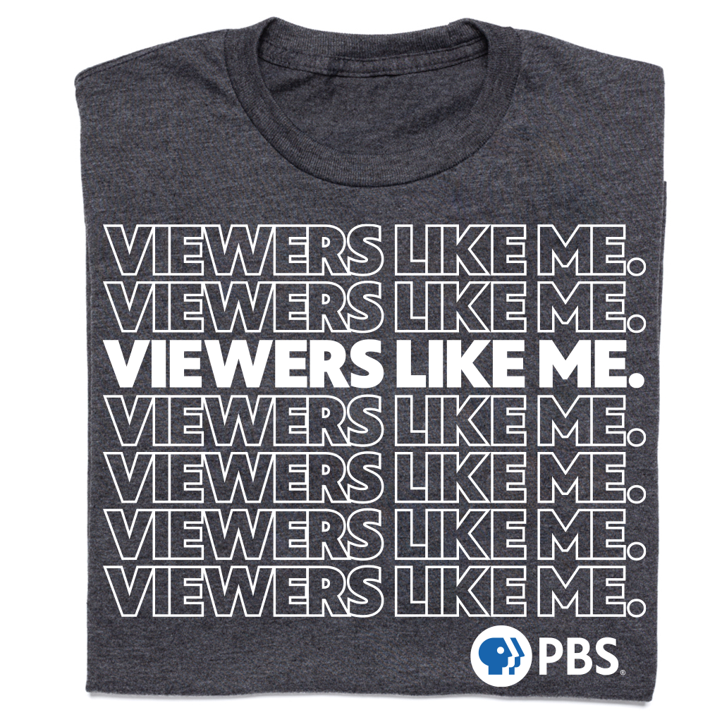 Viewers Like Me Repeated Logo Shirt