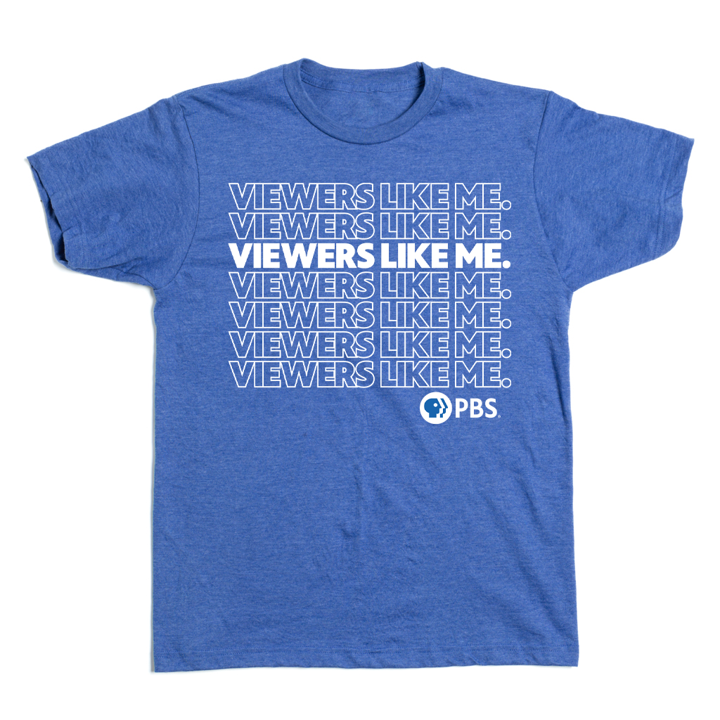 Viewers Like Me Repeated Logo Shirt