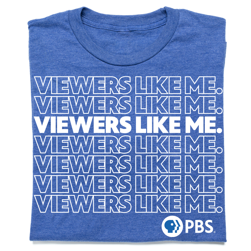 Viewers Like Me Repeated Logo Shirt