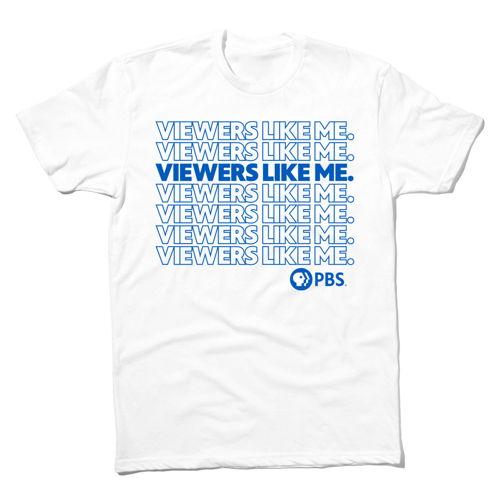Viewers Like Me Repeated Logo Shirt