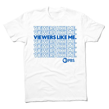 Viewers Like Me Repeated Logo Shirt