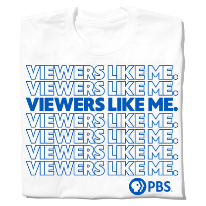 Viewers Like Me Repeated Logo Shirt