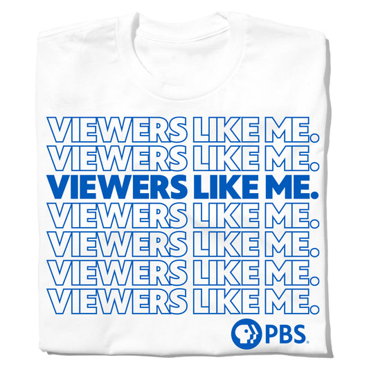 Viewers Like Me Repeated Logo Shirt