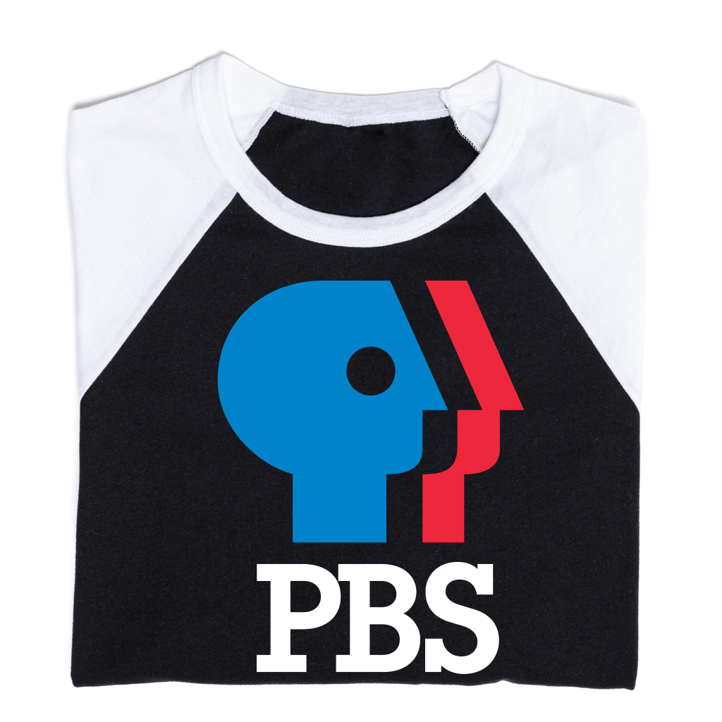 PBS 1980s Logo Raglan Shirt
