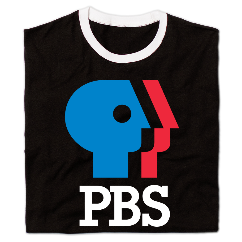 PBS 1980s Logo Ringer Shirt