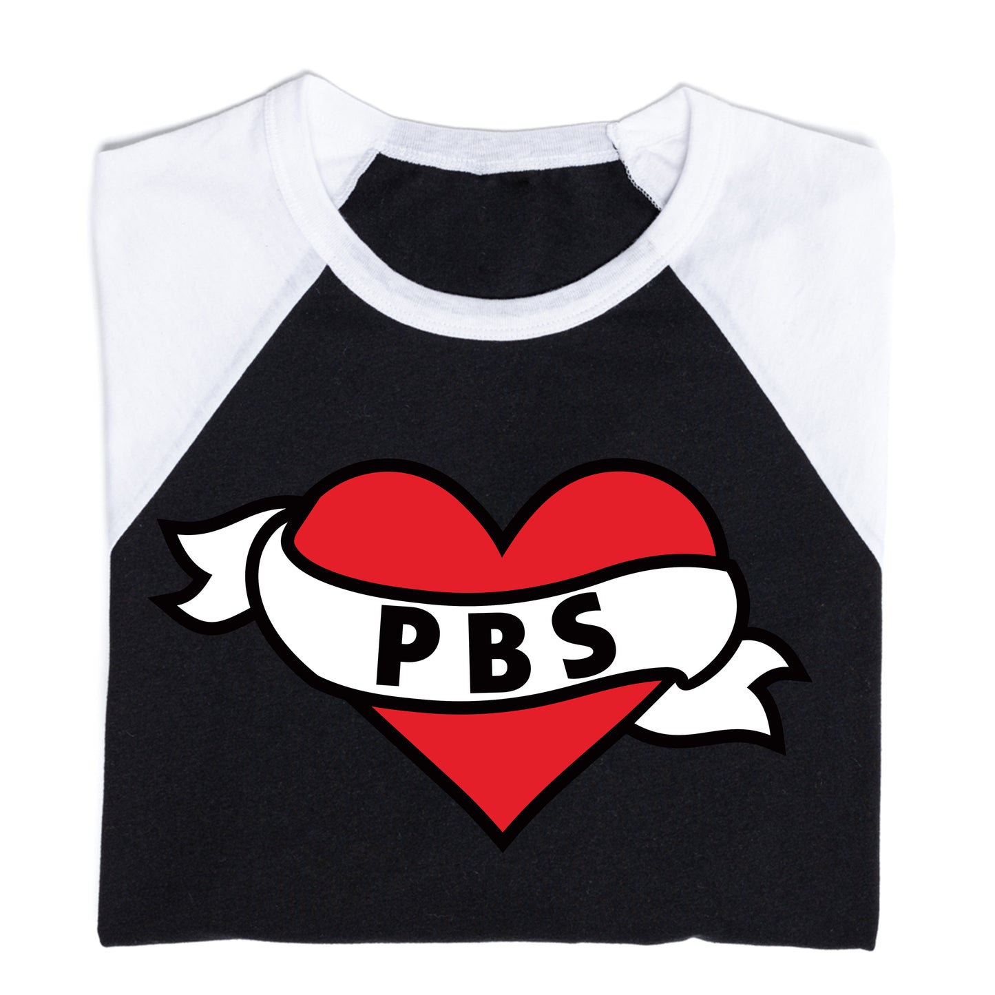 PBS Tattoo Logo Raglan Shirt