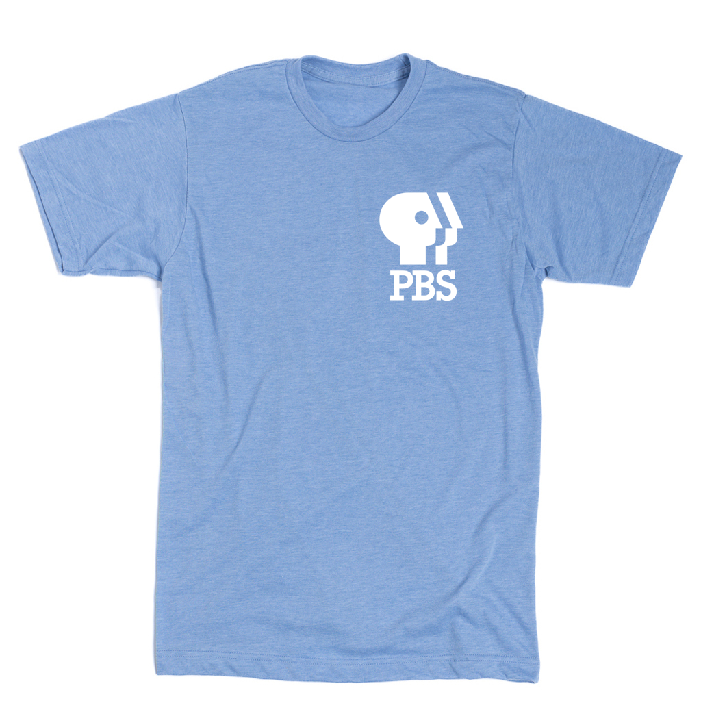 PBS 1980s Logo Chest Print Shirt