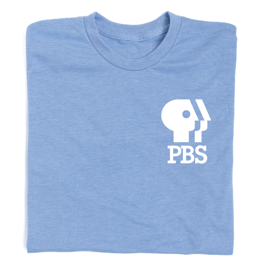 PBS 1980s Logo Chest Print Shirt