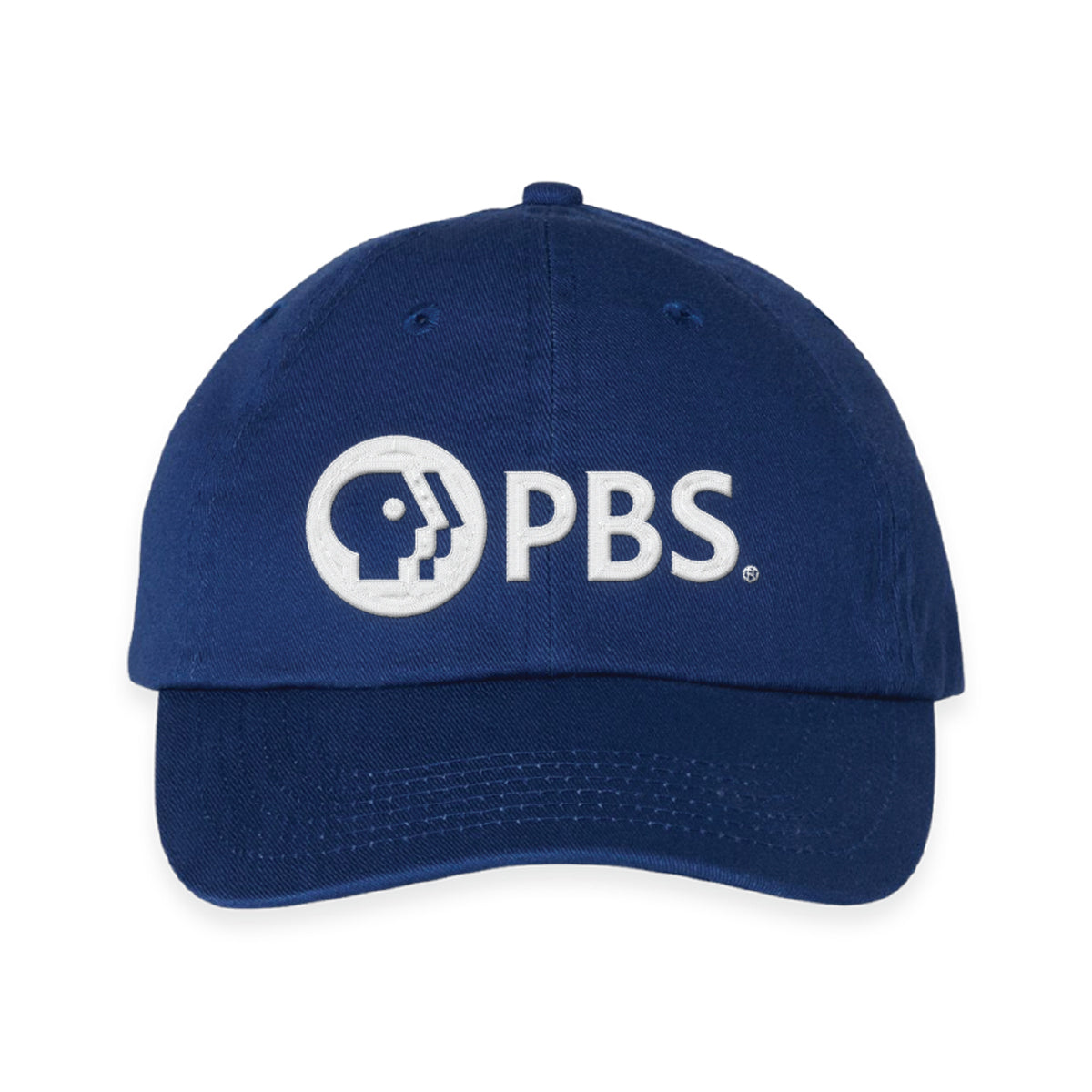 PBS White Logo Dad Hat