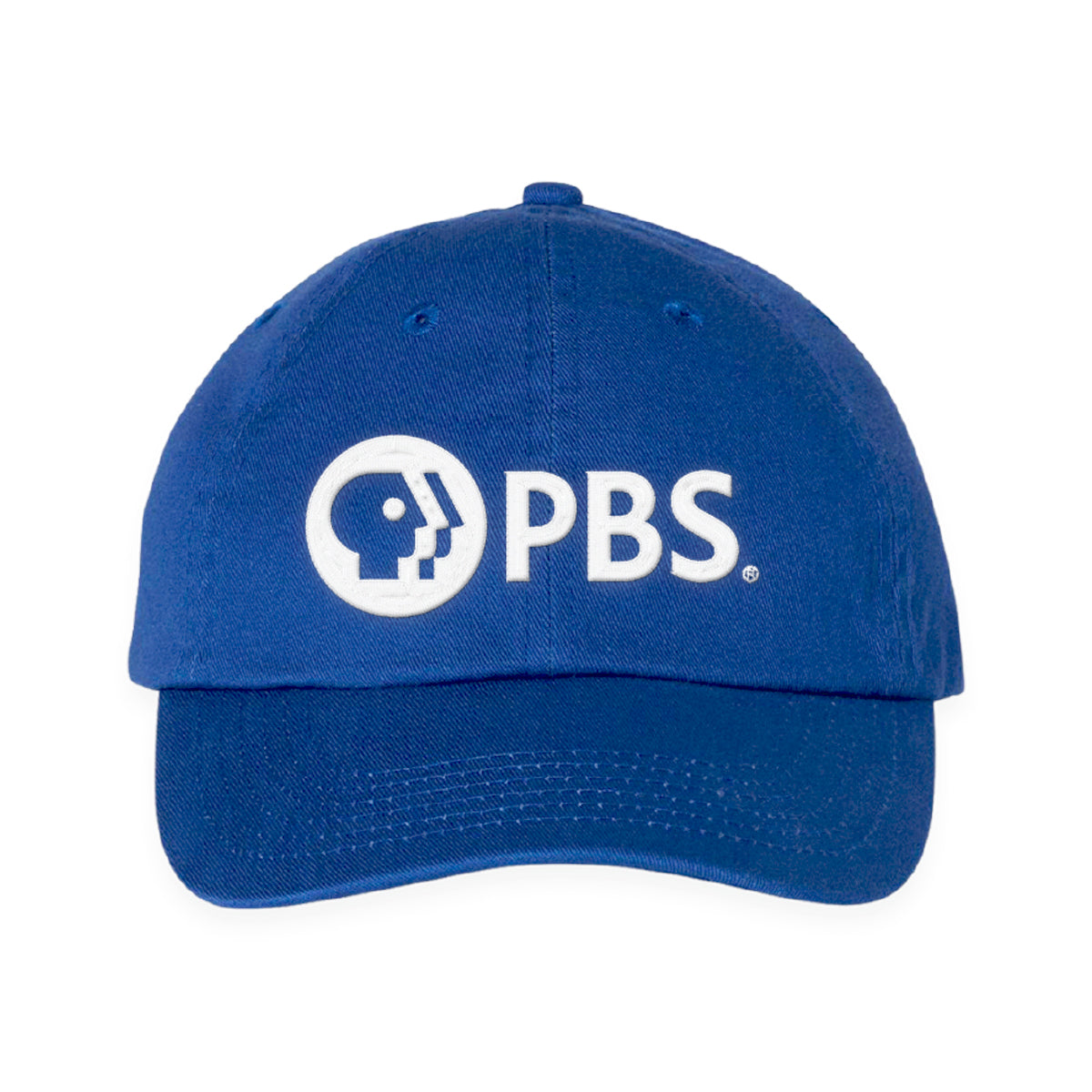 PBS White Logo Dad Hat