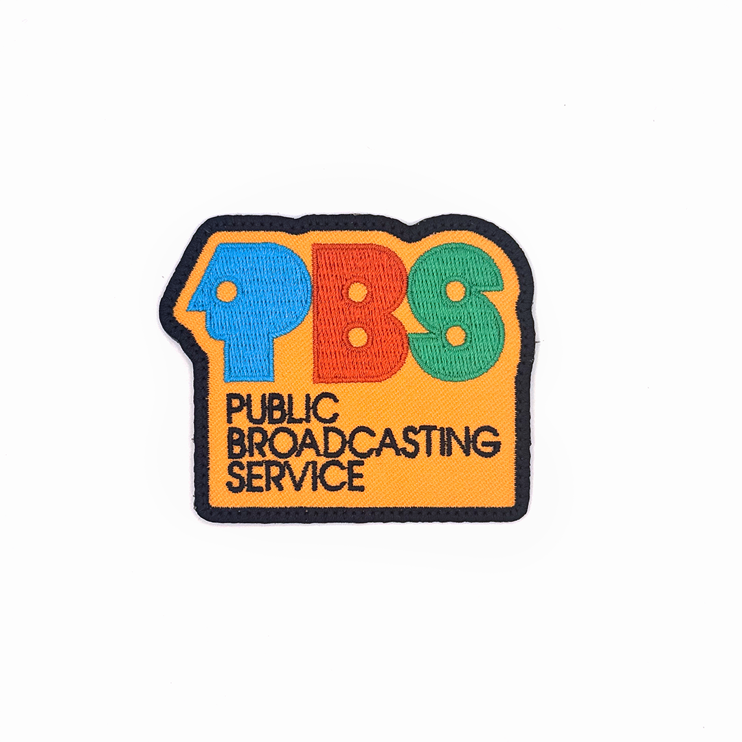 PBS 1970s Logo Print Stitch Patch