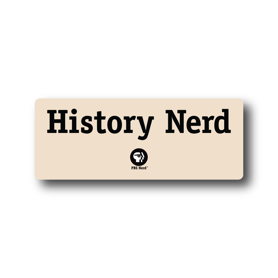 PBS History Nerd Sticker