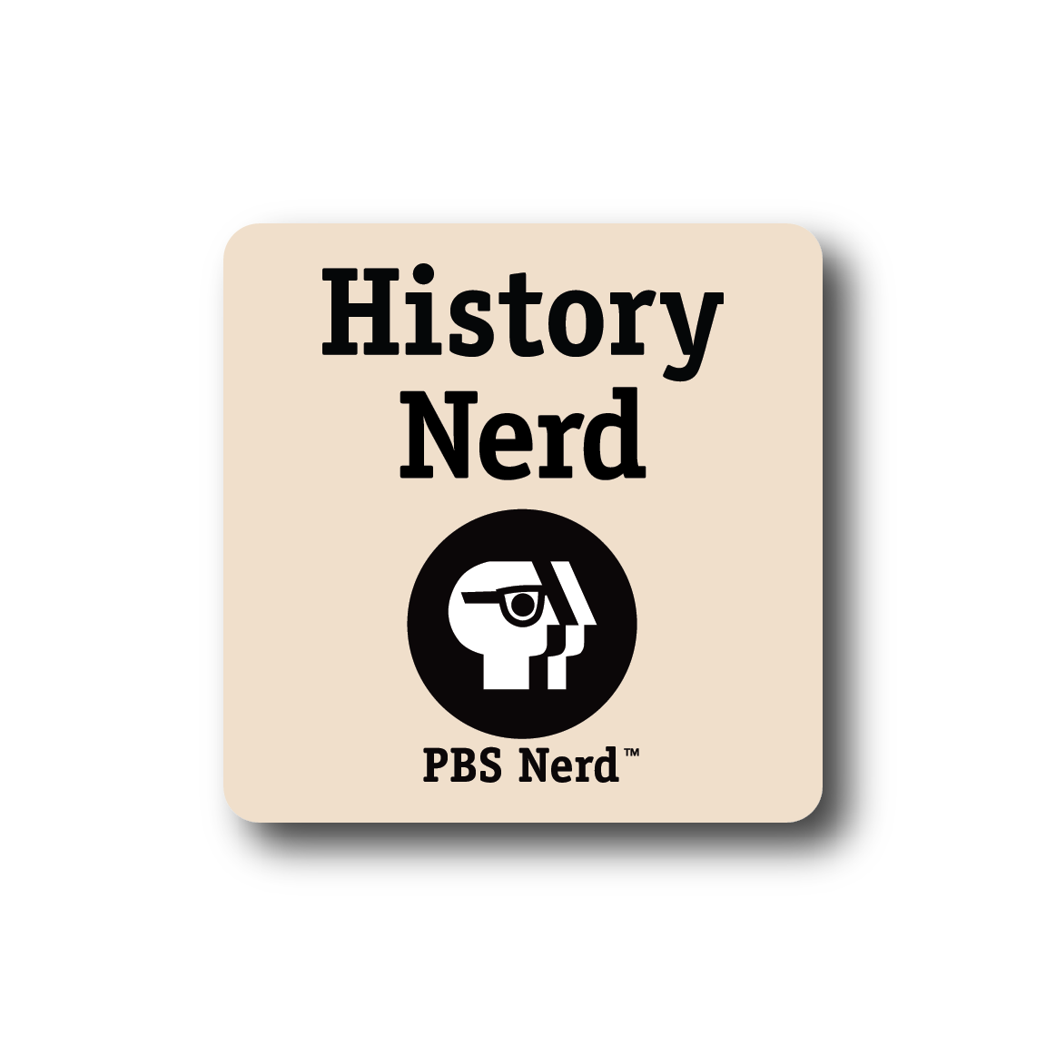 PBS History Nerd Sticker