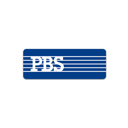 PBS Stripes Logo Sticker