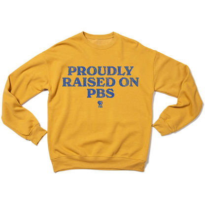 Proudly Raised on PBS Crewneck Sweatshirt