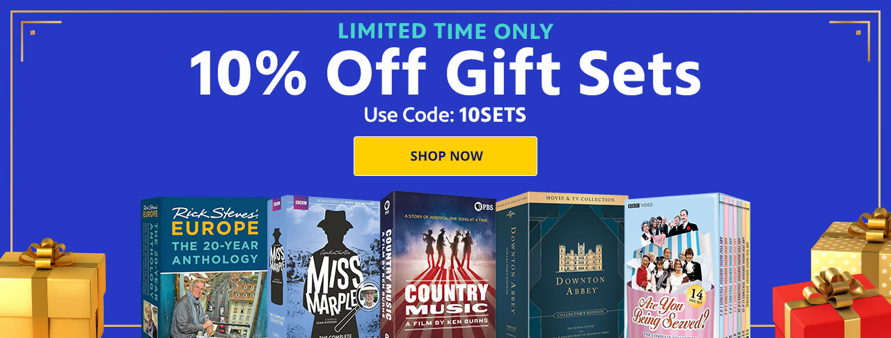 10% off Popular DVD Sets with code 10SETS