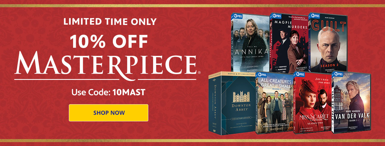 10% off Masterpiece Titles with code 10MAST