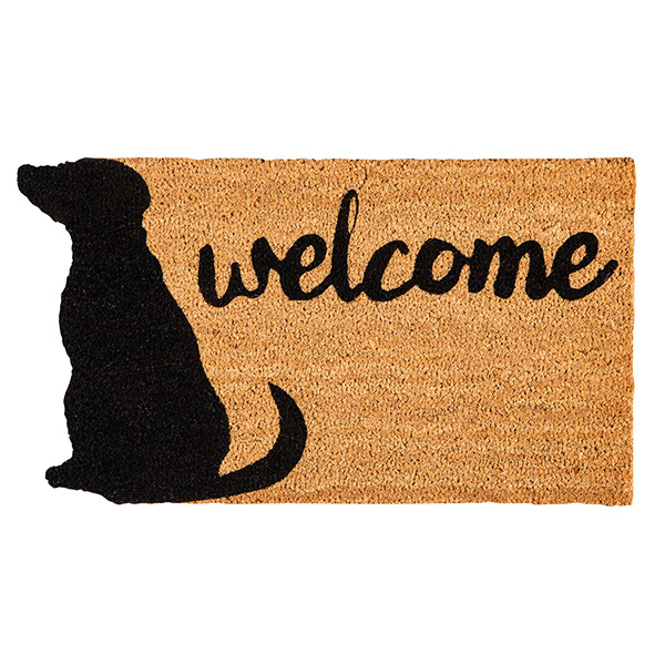 Dog Welcome SVG File Free Download for Front Door Mats - Lemon Thistle