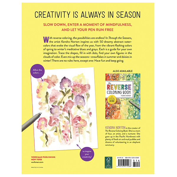 Ambiance Nature: Reverse coloring From Udam - Books and Magazines
