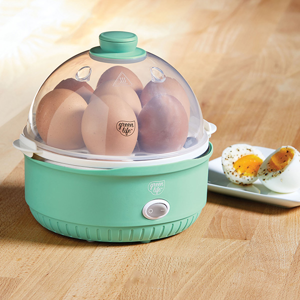GreenLife Qwik Egg Cooker - Red