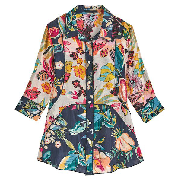 Tropical Patchwork Tunic | Shop.PBS.org
