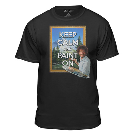 Bob Ross The Joy Of Painting Keep Calm And Paint On Unisex T-Shirt