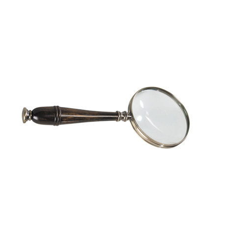 Bronzed Magnifying Glass