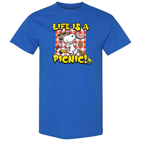 Snoopy Life Is A Picnic Shirt
