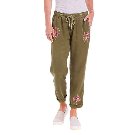 Embroidered Cargo Pants | Shop.PBS.org