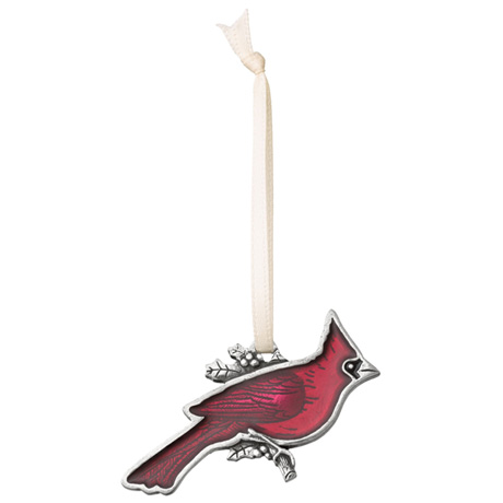 Cardinal Pewter Ornament