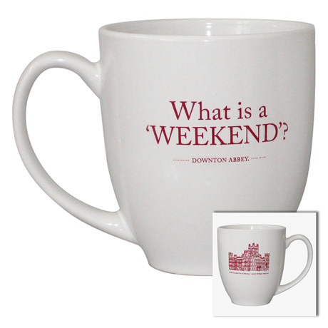Downton Abbey 'What is a Weekend?' 16oz Mug