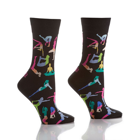 Multicolor Yoga Women's Socks