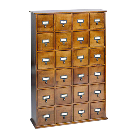 Library Catalog Media Storage Cabinet, Library Card Catalog Coffee Table Books