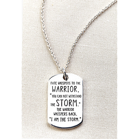 I Am the Storm Necklace