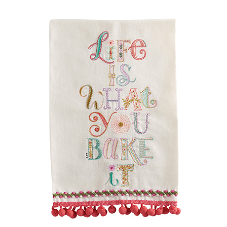 Life Is What You Bake It Tea Towel 