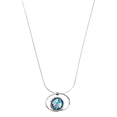 Roman Glass in Orbit Necklace | Shop.PBS.org