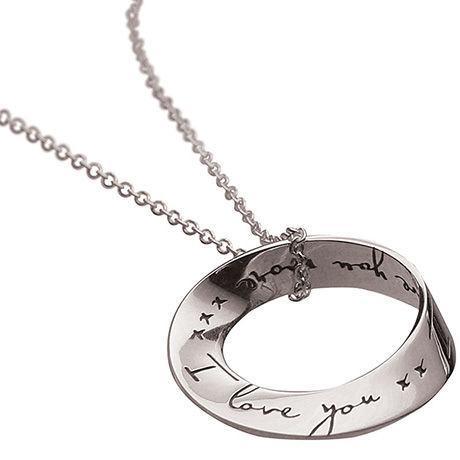 Love You More Mobius Necklace