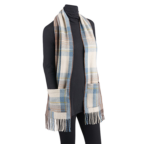 Wool scarf & pocket square