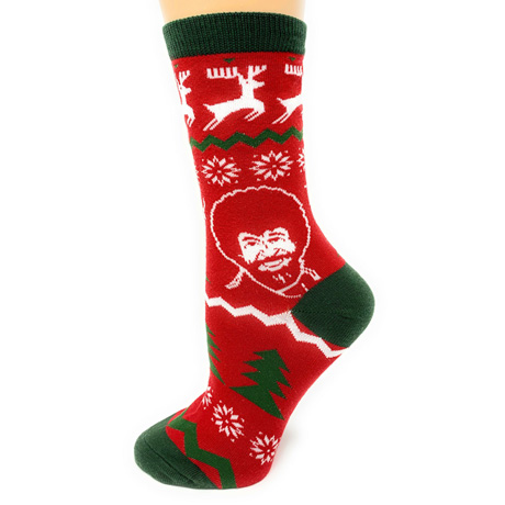 Bob Ross Merry Merry Women's Socks