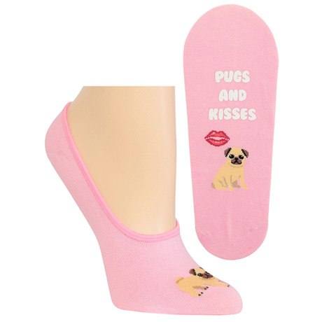 Pugs & Kisses Women's Liner Socks