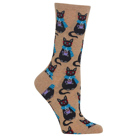 Coffee Cat Women's Socks