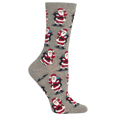 Santa with Presents Women's Socks