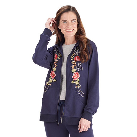 The Hoodie Store - Ladies Classic Printed or Embroidered Full Zip