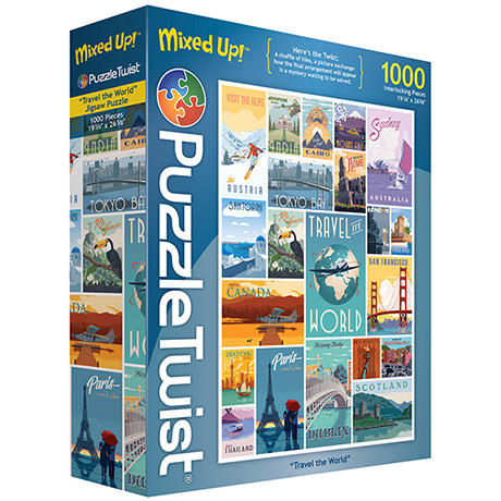 All Mixed Up! Travel the World 1000 Piece Puzzle