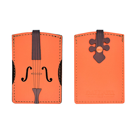 Violin Leather & Suede Card Holder