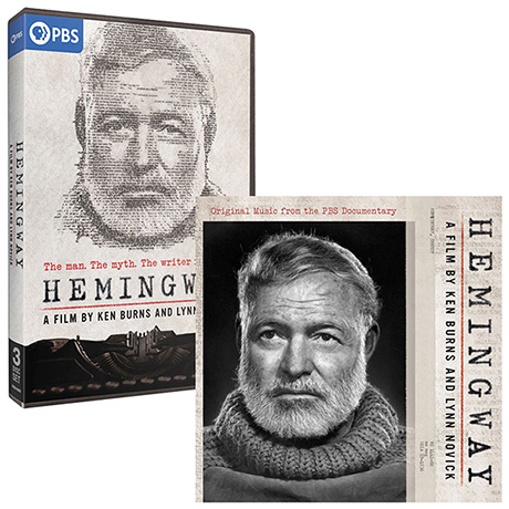 Hemingway: A Film by Ken Burns and Lynn Novick DVD & CD Soundtrack Bundle