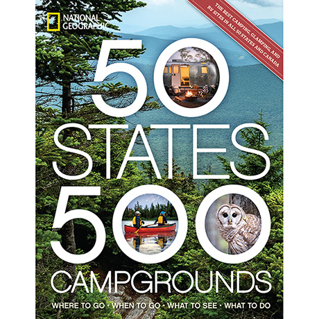 50 States 500 Campgrounds (Paperback)