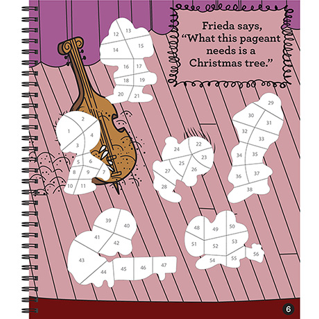 A Charlie Brown Christmas Sticker by Number Book