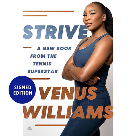 PRE-ORDER (Signed) Venus Williams: Strive Book